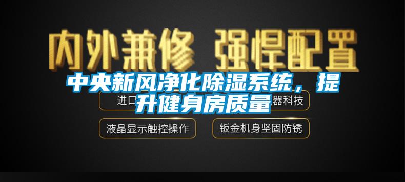 中央新风净化91香蕉视频官网系统，提升健身房质量