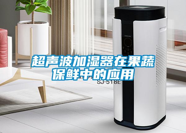 超声波加湿器在果蔬保鲜中的应用