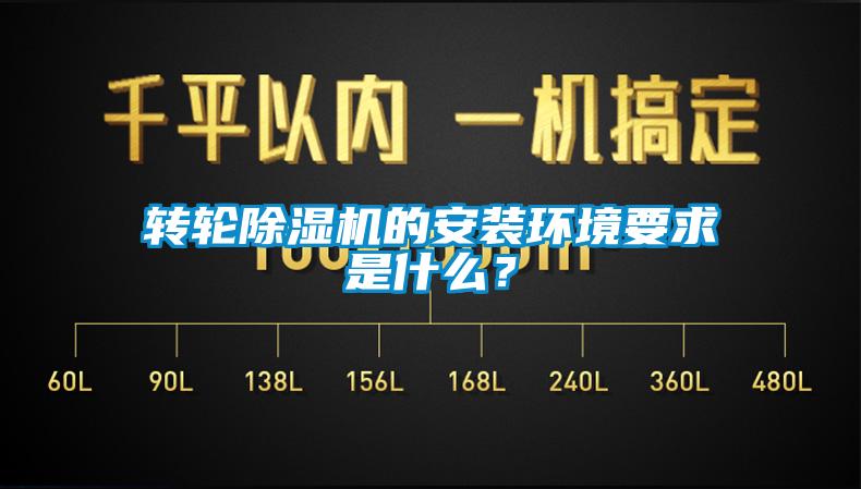 转轮91香蕉视频官网机的安装环境要求是什么？