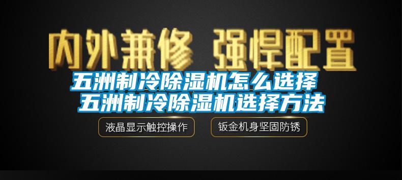 五洲制冷91香蕉视频官网机怎么选择 五洲制冷91香蕉视频官网机选择方法