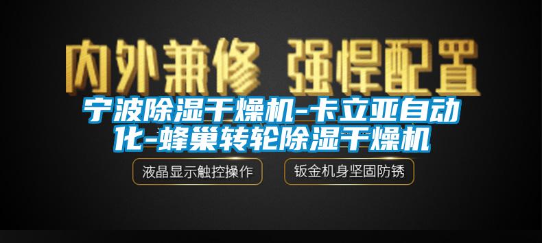 宁波91香蕉视频官网干燥机-卡立亚自动化-蜂巢转轮91香蕉视频官网干燥机