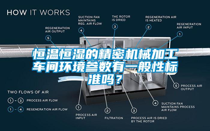 恒温恒湿的精密机械加工车间环境参数有一般性标准吗？