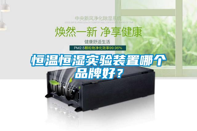 恒温恒湿实验装置哪个品牌好？