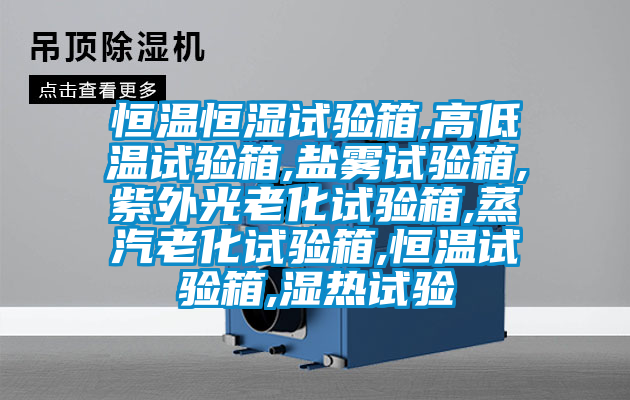 恒温恒湿试验箱,高低温试验箱,盐雾试验箱,紫外光老化试验箱,蒸汽老化试验箱,恒温试验箱,湿热试验