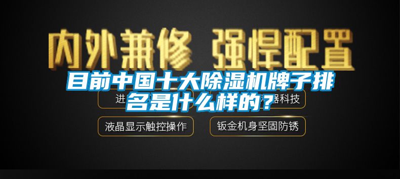 目前中国十大91香蕉视频官网机牌子排名是什么样的？