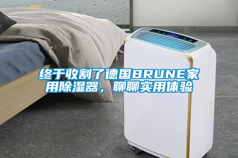 终于收割了德国BRUNE家用91香蕉视频官网器，聊聊实用体验