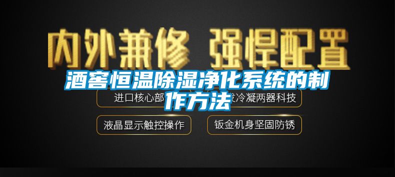 酒窖恒温91香蕉视频官网净化系统的制作方法